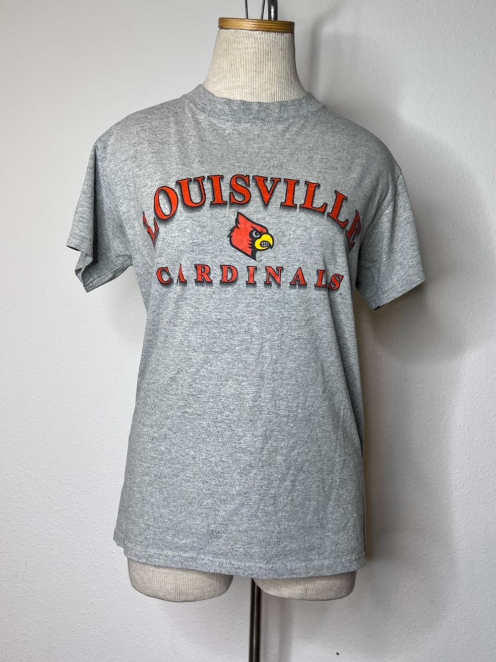 Louisville Cardinals Grey Graphic Tee